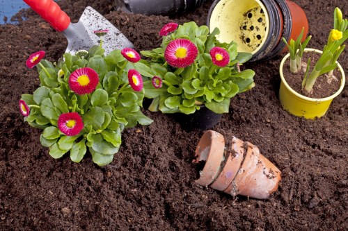 Local hard landscaping work creating a practical garden space in Sidcup
