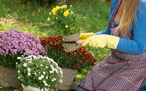 Waste and materials managed during garden works
