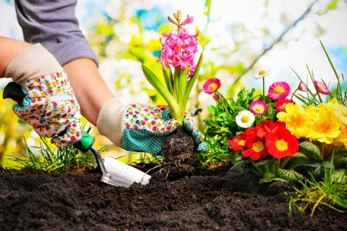 PCI-compliant payment handling for landscaping services